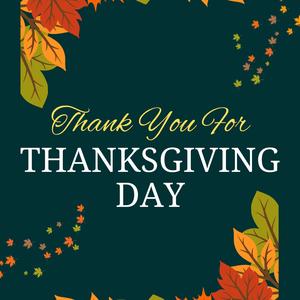 Thank You For Thanksgiving Day (Choir Version)