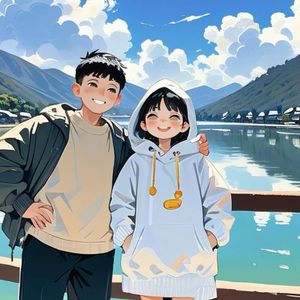 巷口的灯_青叶树