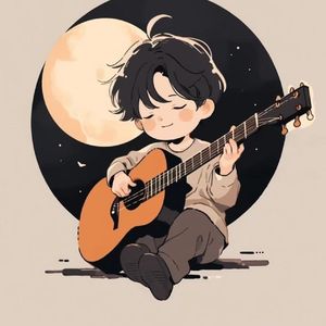 海边的余晖与星辰下的眷恋