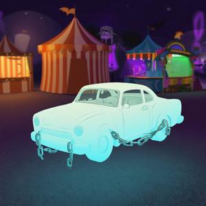 The big blue bus goes vroom-vroom-vroom