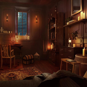 Cozy Room Ambience with Gentle Rain Sounds