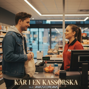 Kär i en kassörska