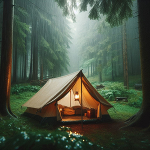 Relaxing Rain Noise in a Tent 2