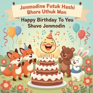 জন্মদিনে ফুটুক হাসি ভরে উঠুক মন শুভ জন্মদিন হ্যাপি বার্থডে টু ইউ Jonmodine Futuk Hashi Bhore Uthuk Mon Happy Birthday To You Shuvo Jonmodin