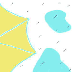 雨の匂いは嫌いじゃないけど