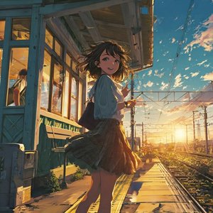 夕暮れのラストシーン