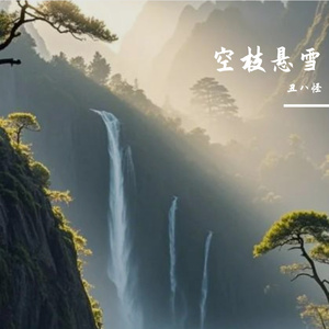 空枝悬雪