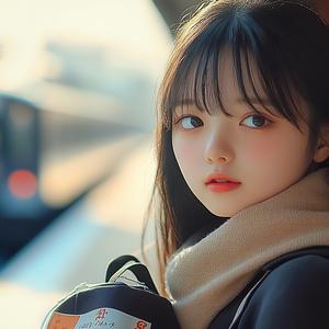 冬の朝の登校風景 / Winter morning school scene