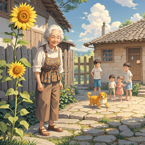 奶奶种的向阳花