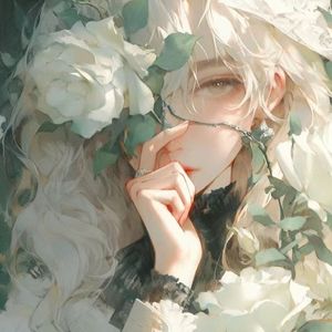 山茶花读不懂白玫瑰