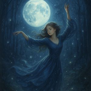 Танцующая под луной