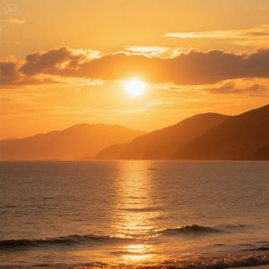 潮汐余晖中的记忆回响