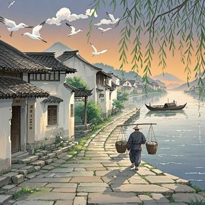 楚江烟巷行