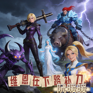 维恩在下路补刀