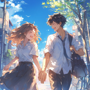 手を繋いでいるよ