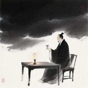 悲夜独酌