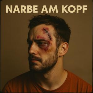 Narbe am Kopf