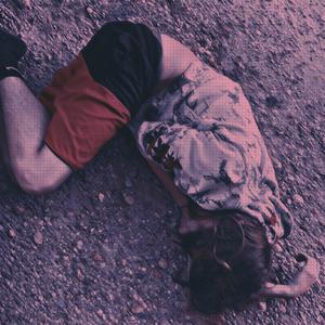 bleeding on a barren street