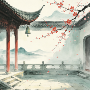 烟雨渡江南