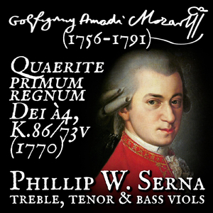 Wolfgang Amadeus Mozart (1756-1791) - Quaerite primum regnum Dei à4, K.86/73v (1770)