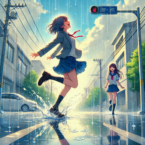 雨の中で踊る