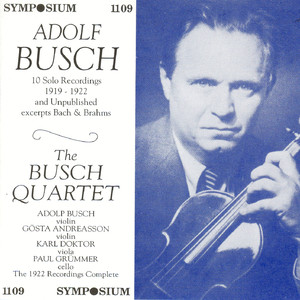 Violin Sonata in G Minor, Op. 5, No. 5: I. Adagio (Arr. A. Busch)