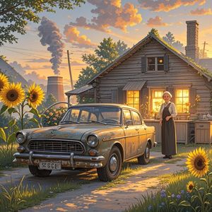 方向盘与炊烟_郭茉莉