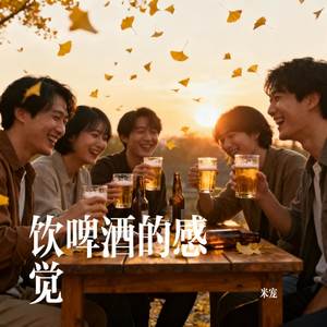 饮啤酒的感觉