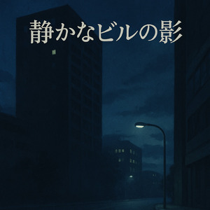 静かなビルの影