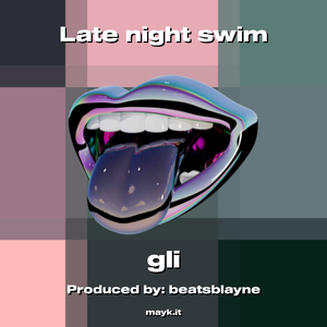 Late night swim