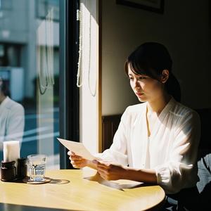 木漏れ日の中で