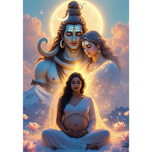 दिव्य मातृत्व ध्यान | शिव–पार्वती