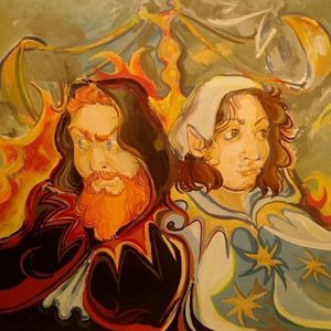 Диалог вестников в звёздном храме.