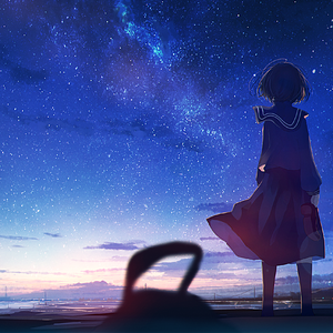 繁星坠入星河