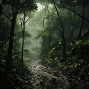 Harmonious Downpour Serene Ambience