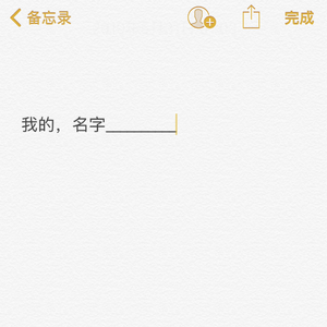 我的名字