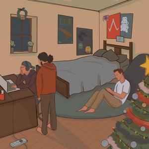 Sitting Next to the Fire