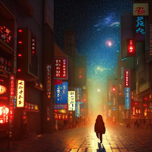 Walking in Osaka City