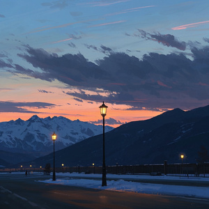 Winter Dusk Epiphany