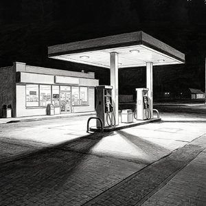 gas station