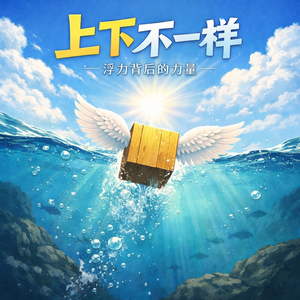 上下不一样（浮力产生的原因）