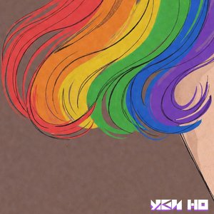 Cabelo arco-íris