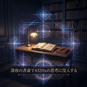 霧の森の書斎で集中力を最適化する曲