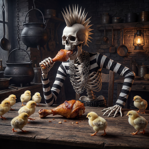 Цыплёнок жареный