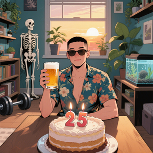 雨中（雨滴落向地面而我坠入天空）