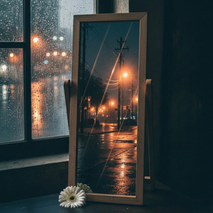 鏡の向こうの光