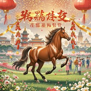新岁欢歌马送来之二