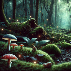 柔光の森と精霊の囁き