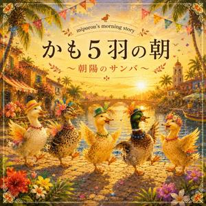 かも5羽の朝 〜朝陽のサンバ〜