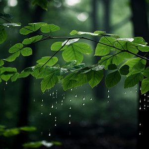 Gotas De Lluvia Relajantes Para El Cuerpo Y La Mente